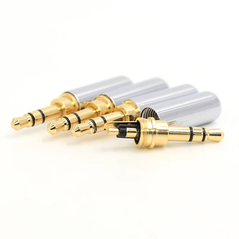 4 pcs brand New top quatily 3.5mm 3 Pole Male Repair Earphones Jack Plug Connector | Электроника