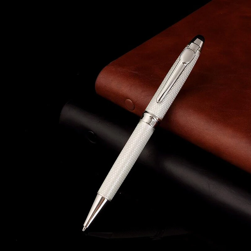Классический дизайн Jinhao 163, лучшее качество, металлическая шариковая ручка, хорошая ручка для письма на ощупь, авторучка, купить 2 ручки, отправить подарок