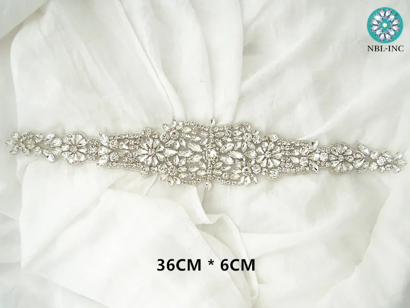 (1 шт.) серебро золото хрусталь стразы ремень с аппликацией Пришивные железные для