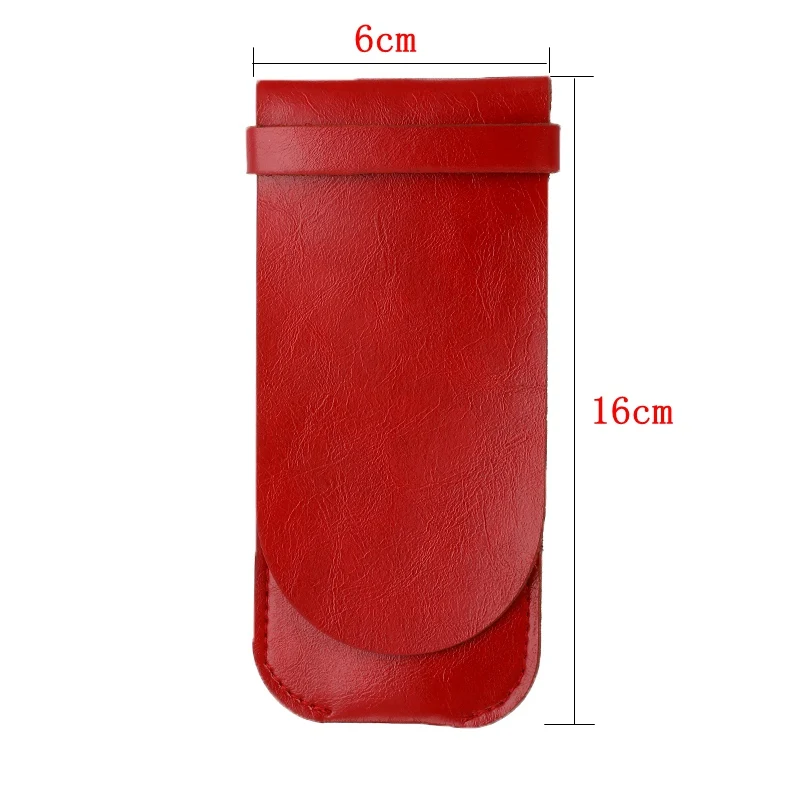 

1pcs Handmade Genuine Pencil Bag Leather Cowhide Fountain Pen Cases Cover Sleeve Pouch Office School Students Supplies