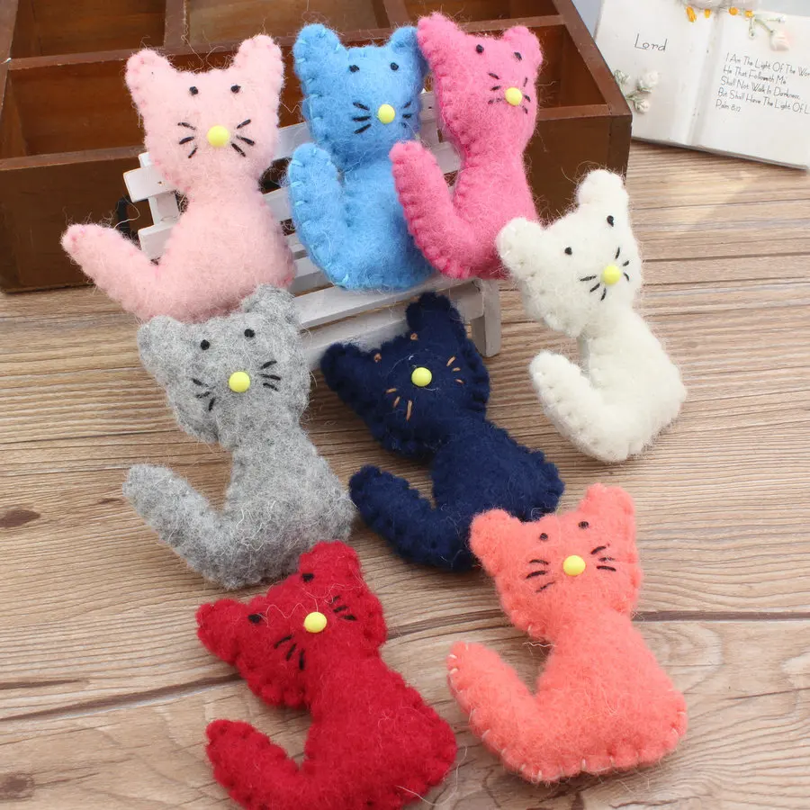 Бесплатная доставка 1 шт. Вязаная Шерстяная фетровая кукла для волос с