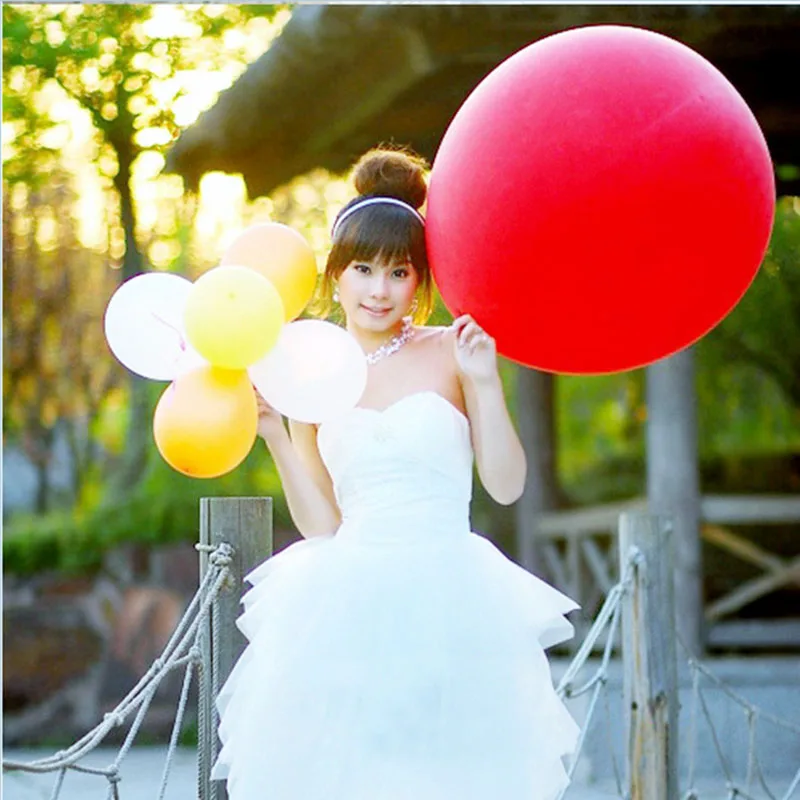 36 дюймов Большой Круглый латексных воздушных шаров с В наличии 14 цветов