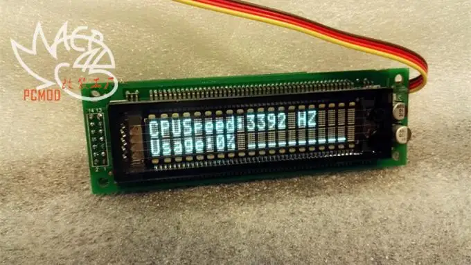 USB VFD компьютерный корпус ЖК-дисплей двойной Usb Компьютерный мониторинг состояния VFD ЖК-экран 15-20 дней время доставки
