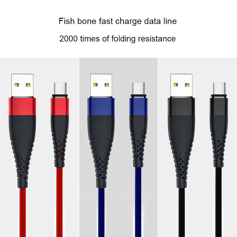 Зарядный кабель Micro USB и Type C для Xiaomi Mi 9 8 Redmi Note 7 быстрая зарядка Samsung A50 M30 S8 S9 Plus J7