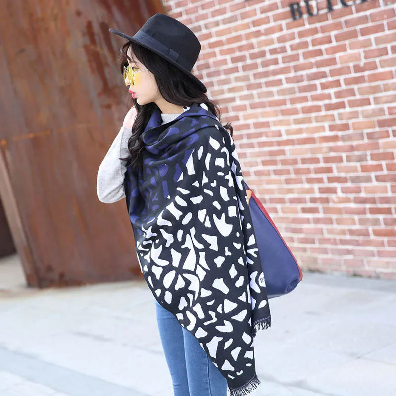 Высокое качество кашемировый шарф корейский стиль зима Новое поступление 2017