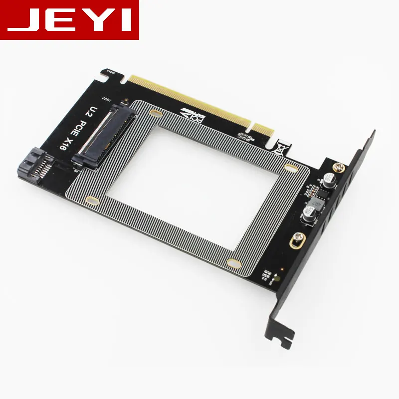 JEYI U2X16 PCI-Express 3,0 4x X16 к U.2 SFF-8639 адаптер NVMe PCIe SSD PCI-e к U2 карта M.2 NGFF 2,5 'SSD к PCI-E X16 intel x4