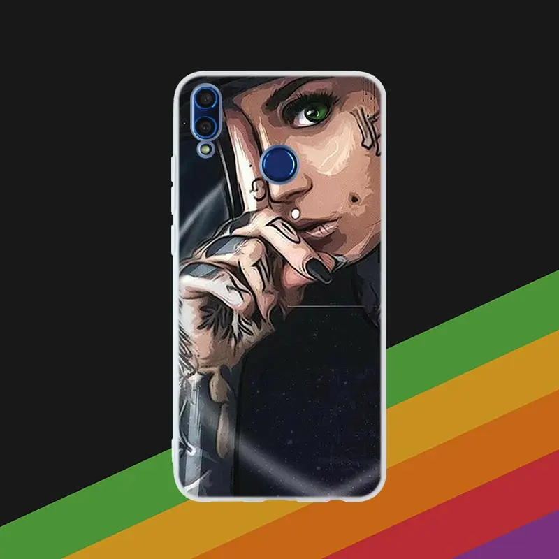 Силиконовый чехол для телефона сексуальный рукав тату девушка для huawei Honor 10i 20 Pro 9X Lite 8a 8x max 8c 7x 7a pro 6x V20 Paly мягкий
