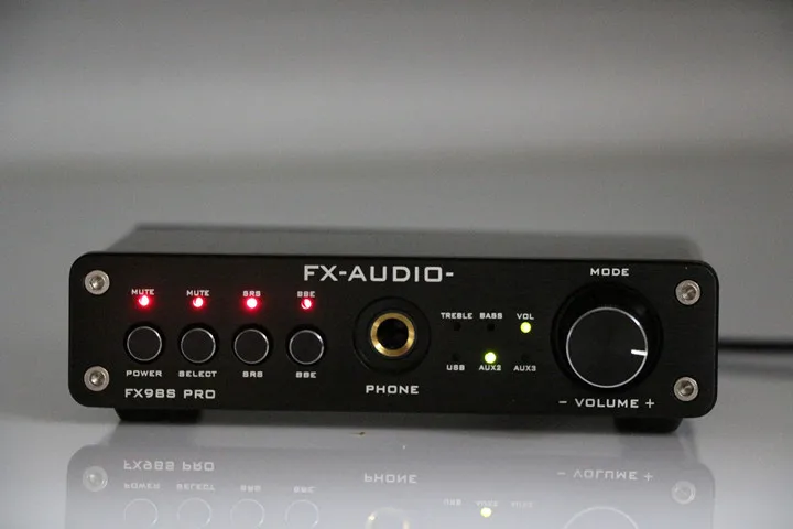 FX Audio 98S PRO 2016 новая версия звуковой эффект процессор EQ USB декодер DAC PCM2704 MAX9722
