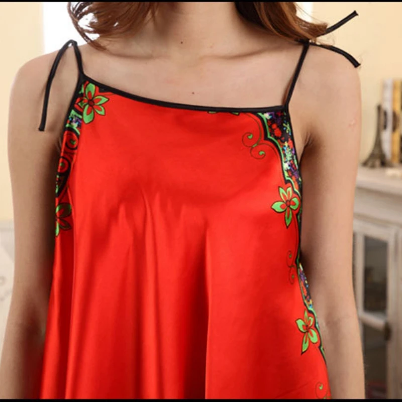 2017 женское сексуальное ночное белье повседневное длинное платье сорочка ночная