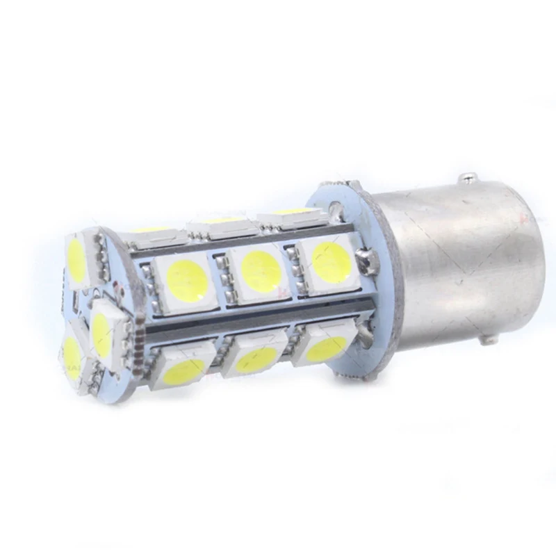 1x S25 1156 светодиодный автомобильный сигнал поворота светильник P21W ba15s 18 s 5050SMD Автомобильный фонарь лампа