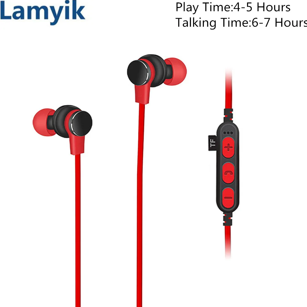 Lamyik Магнитная TN Active Шум отмена спорта Bluetooth наушники/Беспроводной гарнитура для