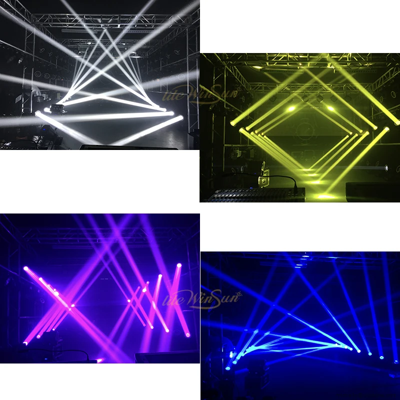 Litewinsune 2 шт./партия,, Платиновый луч 7R 230 Вт, 3D эффект, профиль, сканирование, гибридные экстремальные движущиеся головы, сценическое освещение
