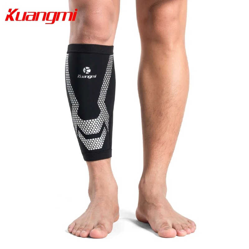 Компрессионные гетры Kuangmi 1 шт. для баскетбола фитнеса бега фиксаж