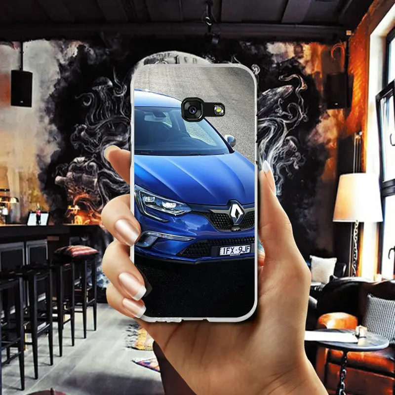 Renault концепт чехол для телефона с логотипом Samsung Galaxy A3 A5 A7 J1 J2 J3 J4 J5 J6 J7 2016 2017 2018 ТПУ