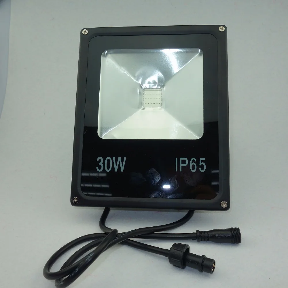 DC36V вход 30 Вт Высокая мощность led WS2811 управляемый RGB прожектор адресуемый IP65