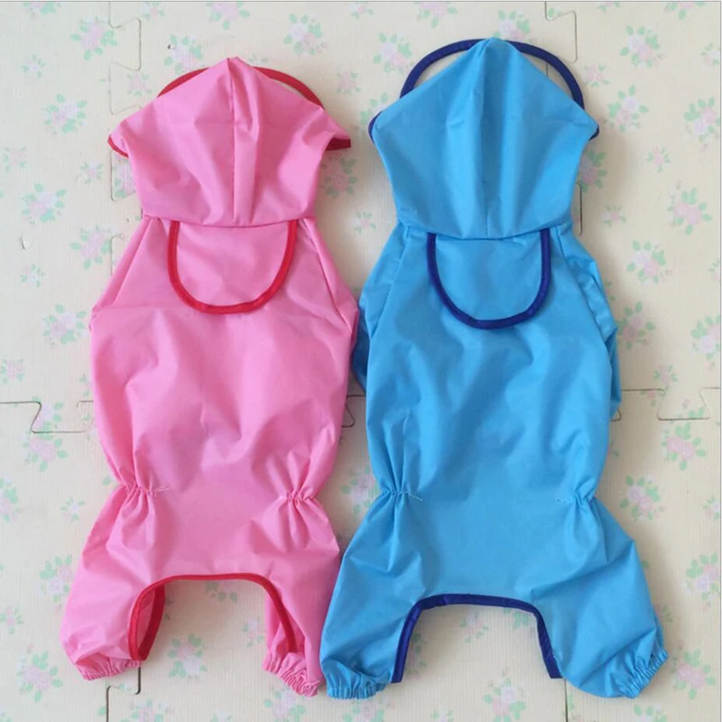 Пижама с капюшоном для маленьких собак дождевик водонепроницаемая одежда