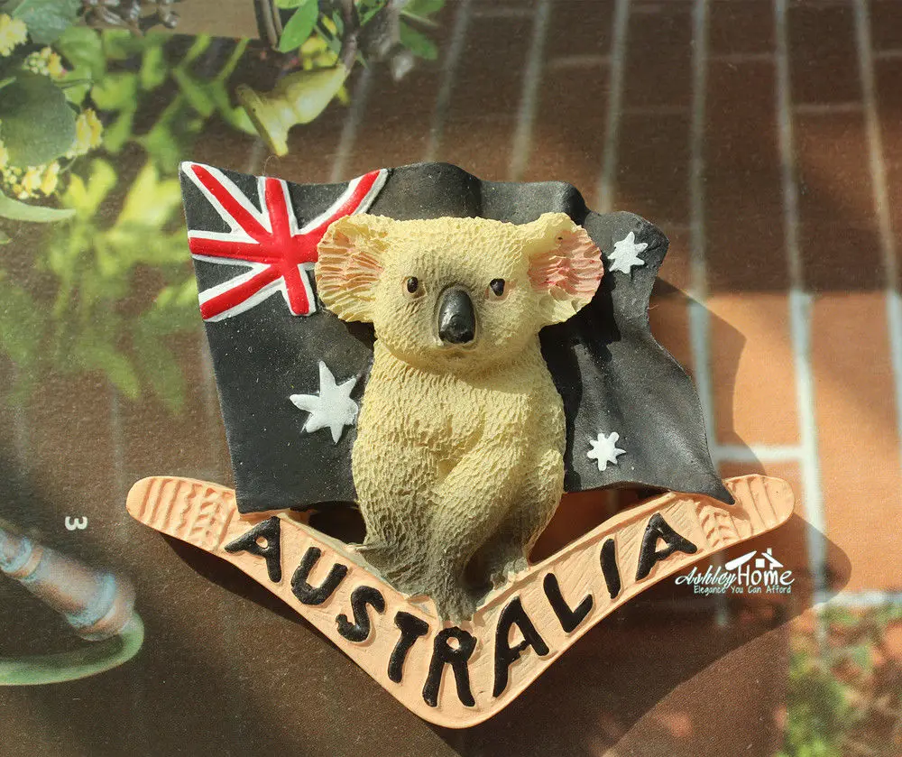 Австралийский дорожный сувенир Koala из 3D смолы искусственное животное идея