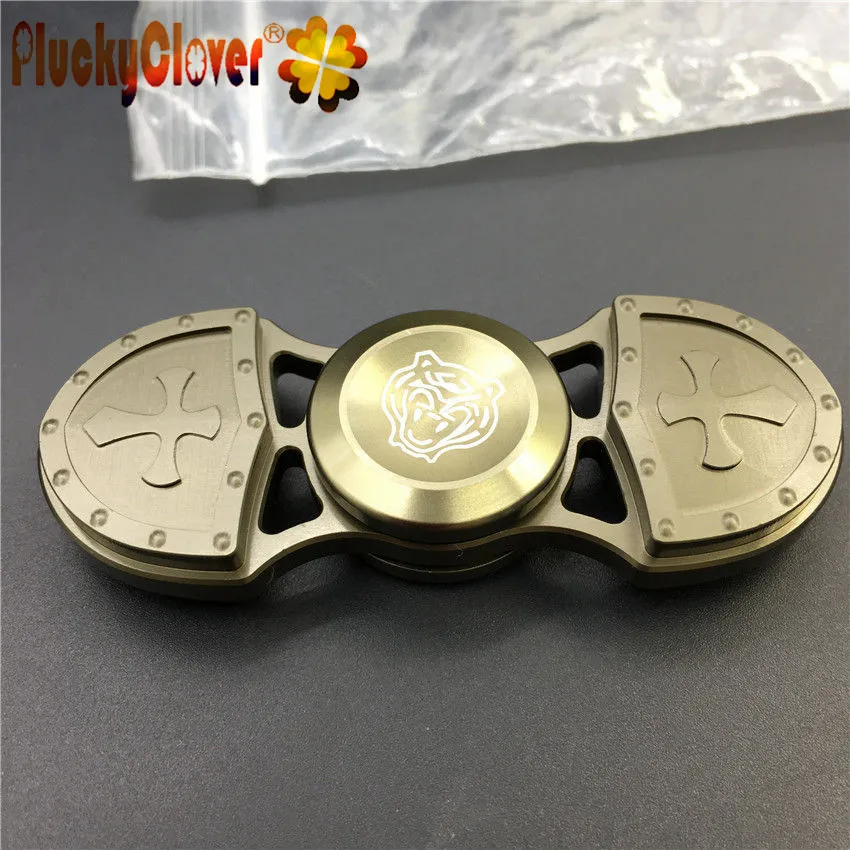 Металлический фиджет Спиннер с тигром 1 шт. ручной гироскоп для тигра