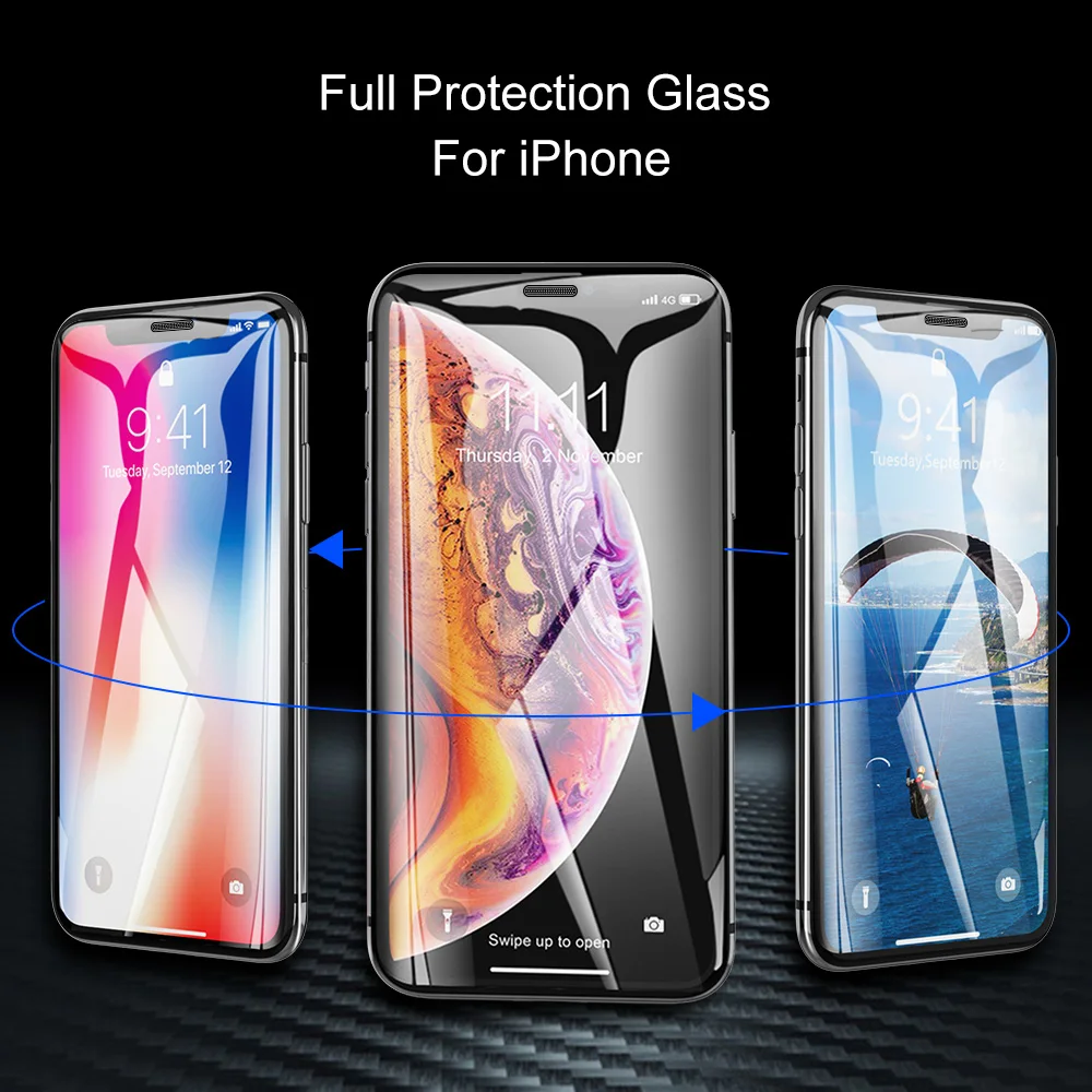 KISSCASE супер качество закаленное стекло для iPhone XR XS X воздушный фильтр закаленное стекло для iPhone XS Max XS пленка протектор экрана