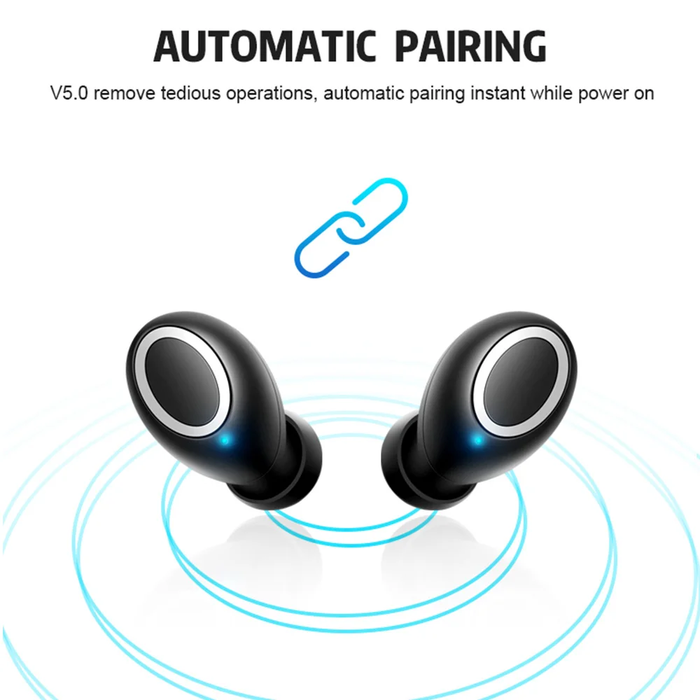 TWS беспроводные наушники Bluetooth 5 0 3D стерео с микрофоном в ухо гарнитура Спорт Eaephone