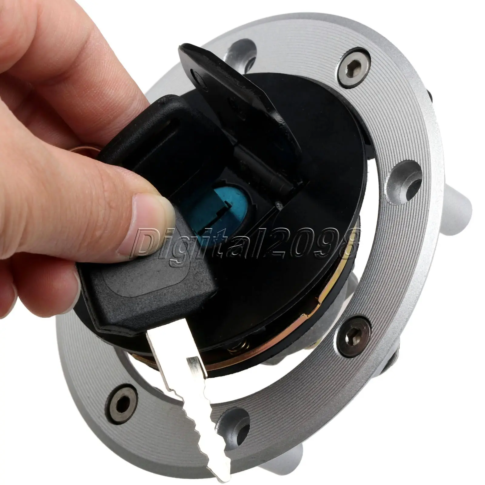 

Motorcycles Fuel Gas Cap Cover+Ignition Switch Lock+Seat Lock+Key Set for Suzuki GSF250/GSF400 Bandit GSX750 GSX600 GS500 94-99