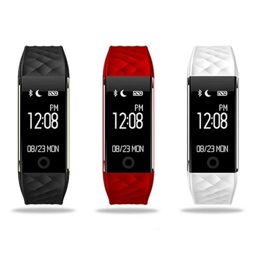 S2 Bluetooth Smart Band Браслет Heart Rate Мониторы IP67 Водонепроницаемый SmartBand браслет для Android