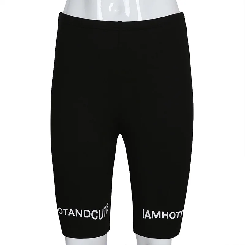 Fitshinling бодибилдинг фитнес женские байкерские шорты athleisure harajuku тонкие