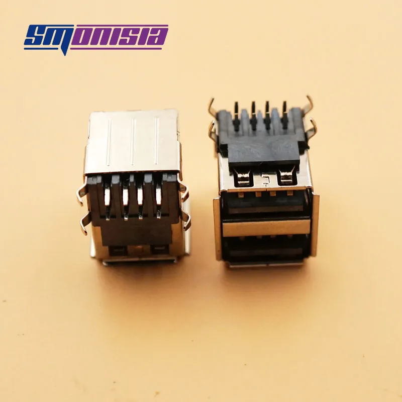 100 шт. usb-Коннектор с двумя USB-портами | Обустройство дома