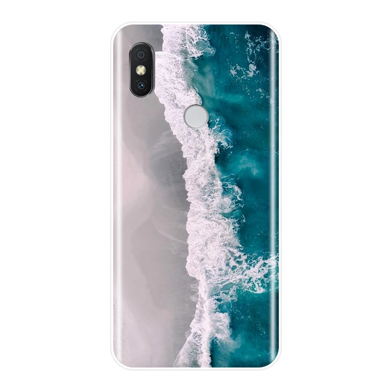 Чехол для телефона Pocophone F1 Xiaomi Redmi Note 4 4X 5 5A 6 Pro Prime Beach Sea силиконовый мягкий чехол S2