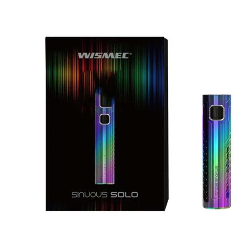 Оригинальный Wismec Sinuous Solo мод Vape с батареей 2300 мАч 40 Вт ручка поддержка AMOR NS Pro Танк