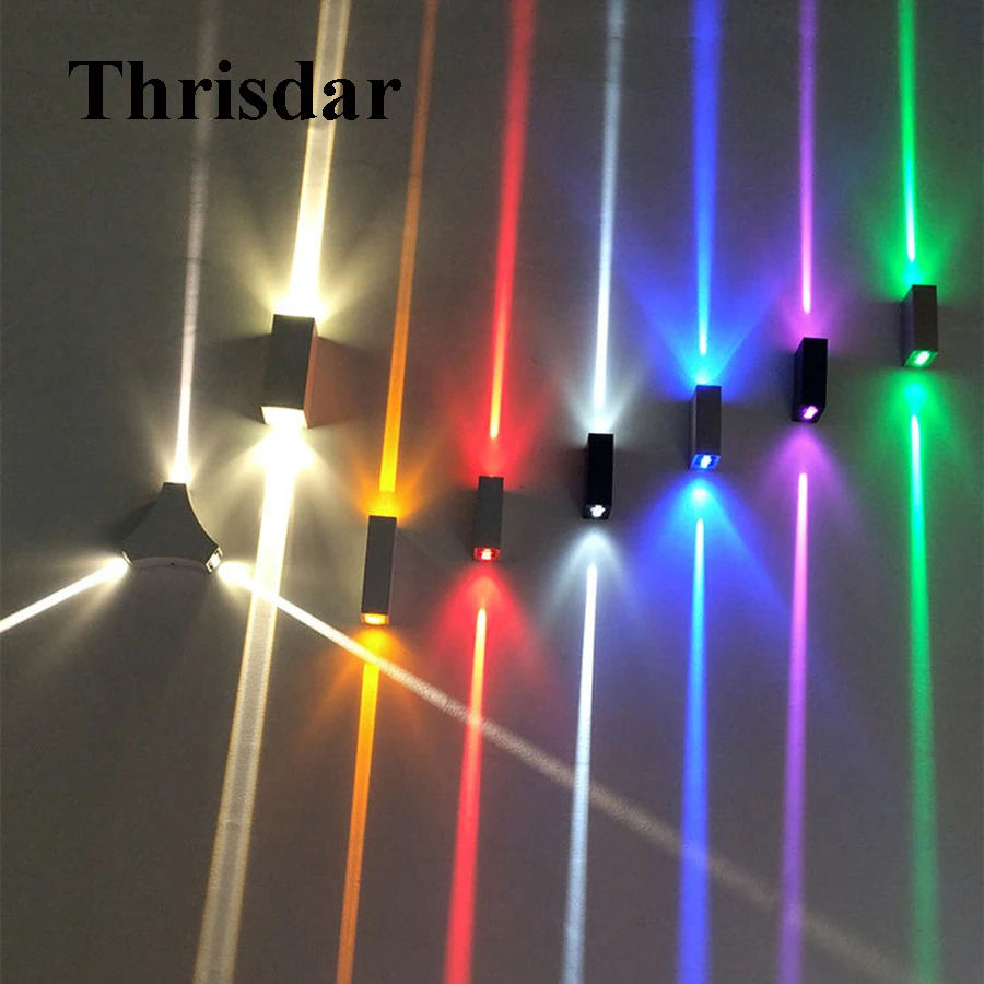 Водонепроницаемый светодиодный настенный светильник Thrisdar для крыльца 1 узкий