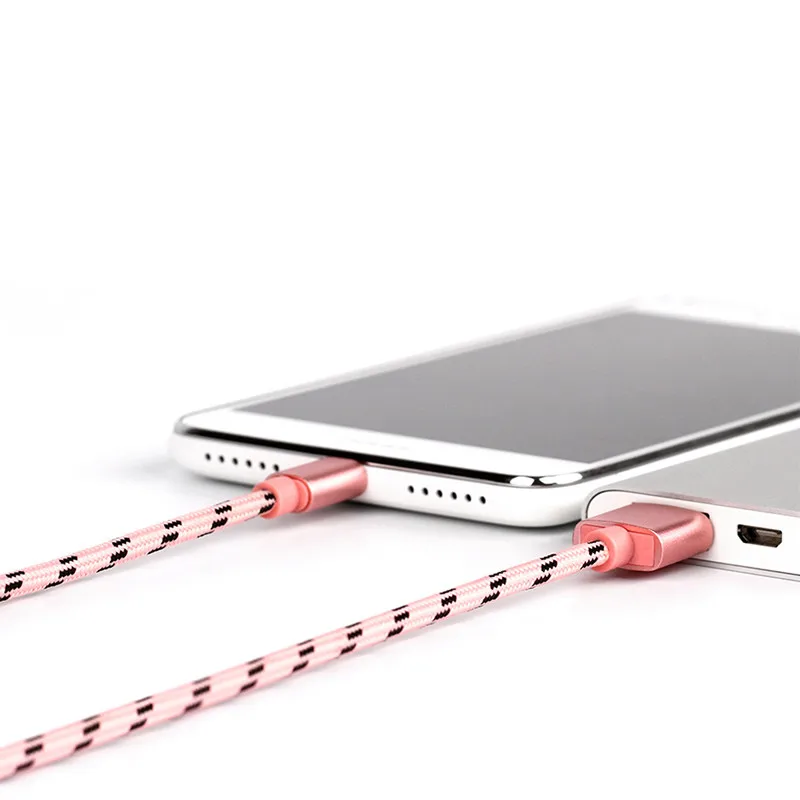 Плетеный Нейлоновый Micro USB зарядный кабель для передачи данных Xiaomi Redmi 4x4 3 2