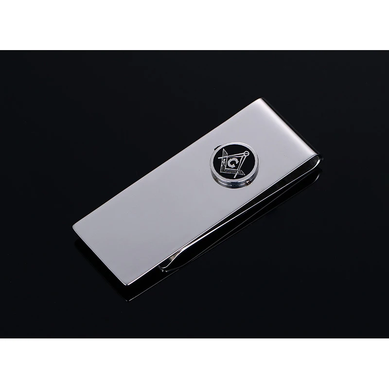 Минималистичный металлический зажим для денег NASTASSA с символами из титановой