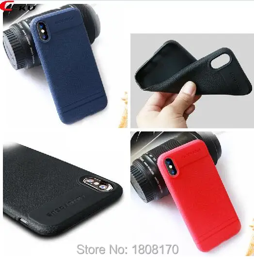 Мягкий чехол из ТПУ C-Ku Litchi для Iphone X 8 7 6 6S Plus 5 5S SE Redmi 4A 4X 5A NOTE3 NOTE4 ударопрочный