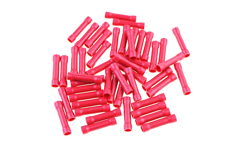 

BV1 BV1.25 Full Insulating Wire Connector wire connector Butt Connectors Crimp Electrical Wire Splice Terminal BV