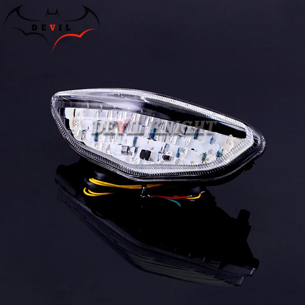 clear 1 Для Suzuki DL 650 DL 1000 v-strom 2003-2008 2004 2005 задний фонарь стоп-сигнал встроенные Сигналы поворота светодиодный свет фара для мотоцикла - Цвет: clear 1