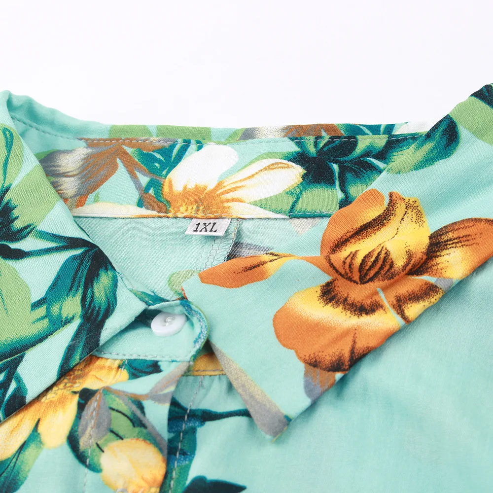 Женское платье с цветочным принтом розовое вечернее поясом и отложным