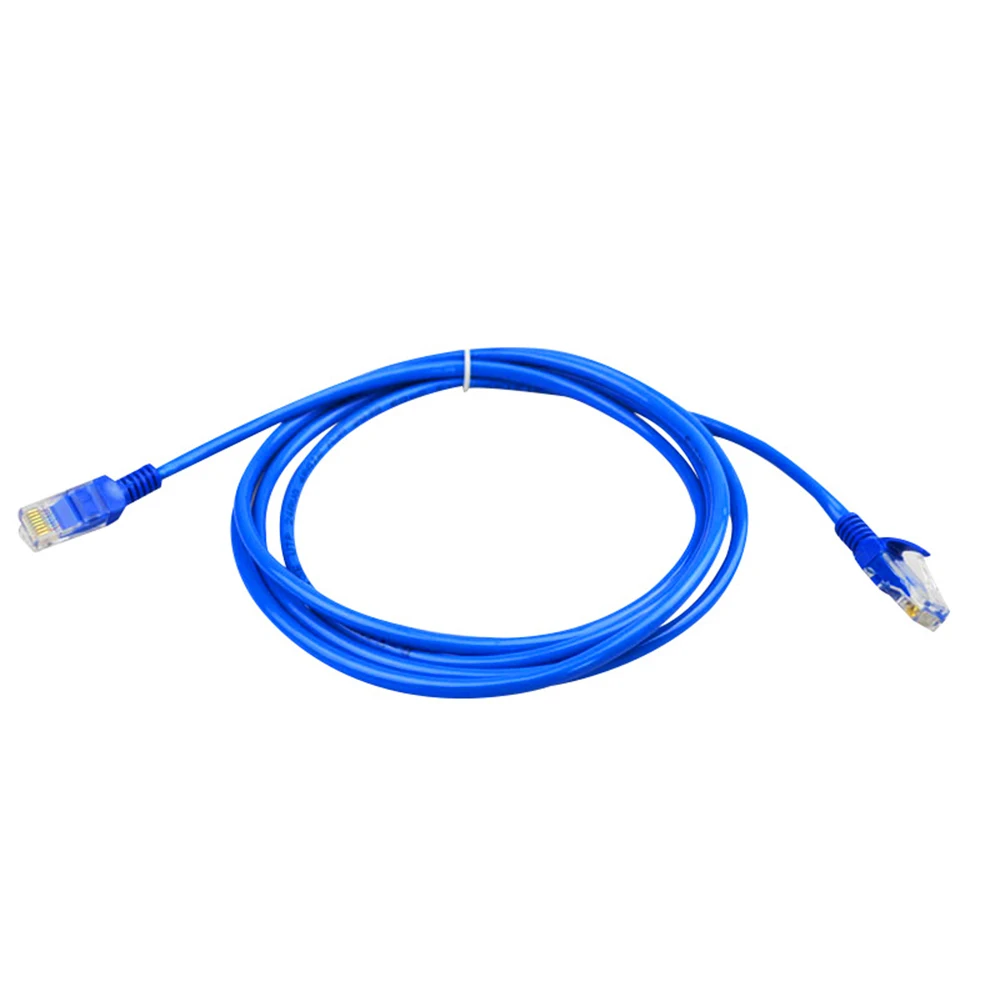 Высокоскоростной синий кабель Ethernet CAT5e RJ45 сетевой шнур LAN UTP патч для ПК ноутбука