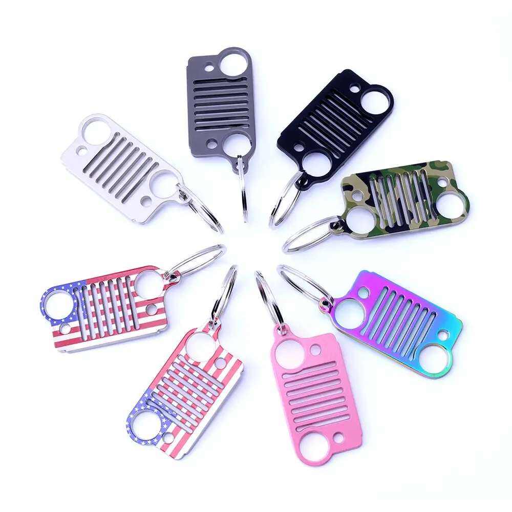 Брелок Armsky для jeep Perfer серебряное кольцо из нержавеющей стали 8 цветов|car keychain|jeep key