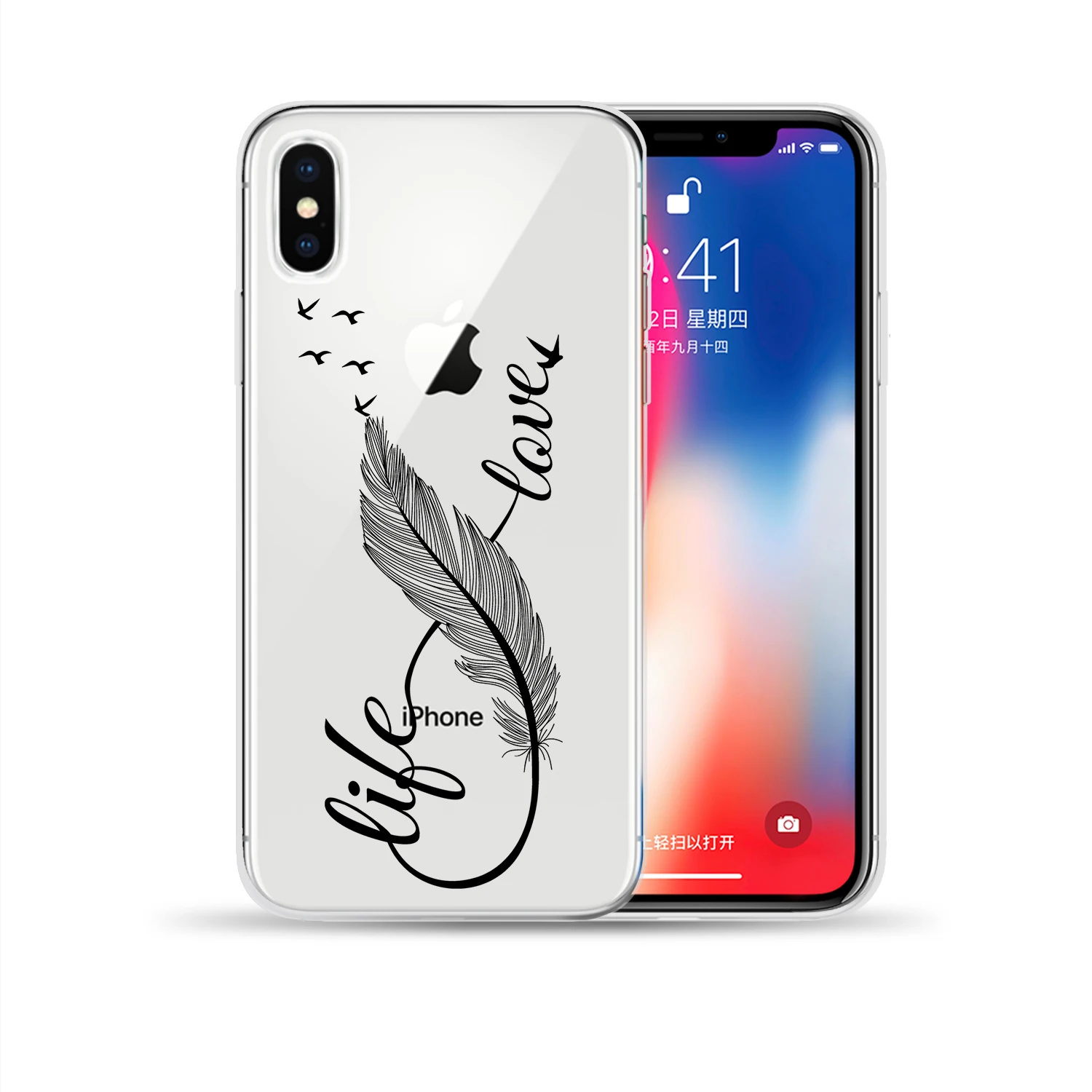 Мягкий чехол RUICCASE из ТПУ с изображением мороженого цветов единорога тинкербелла