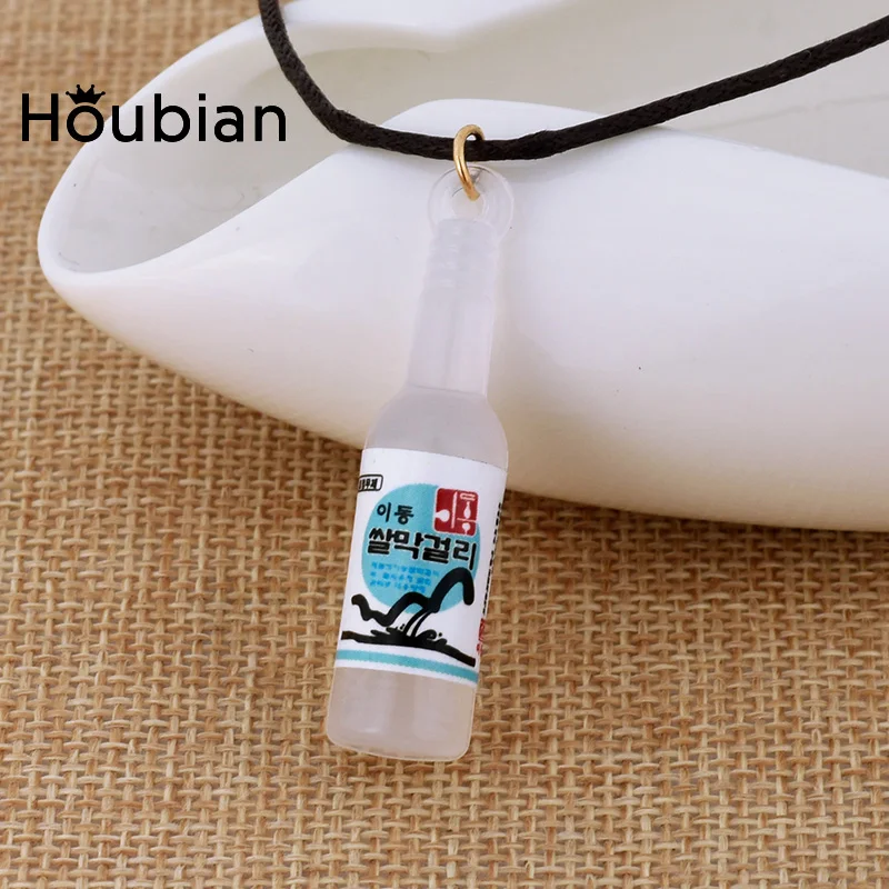 Houbian Новый бутылка пива короткие Цепочки и ожерелья Творческий узкого места цепи