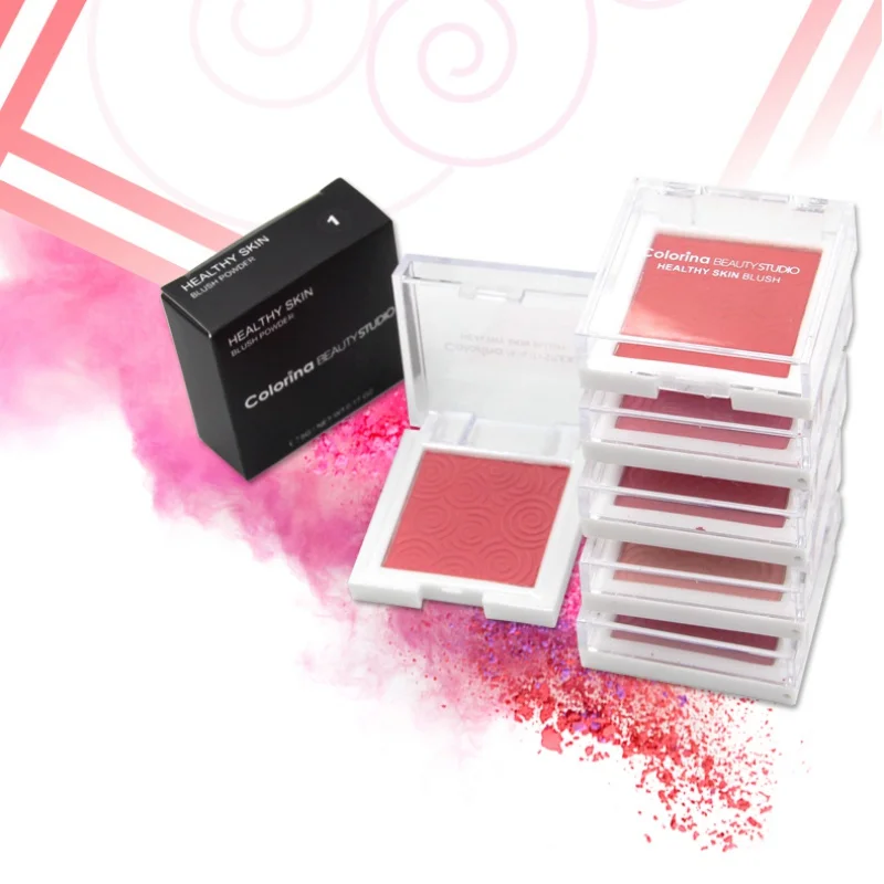 

New Long Lasting 8 Colors Natural Blush Baked Cheek Face Blusher Texture Baked Blush Face Base Blush Palette Powder Makeup Pro