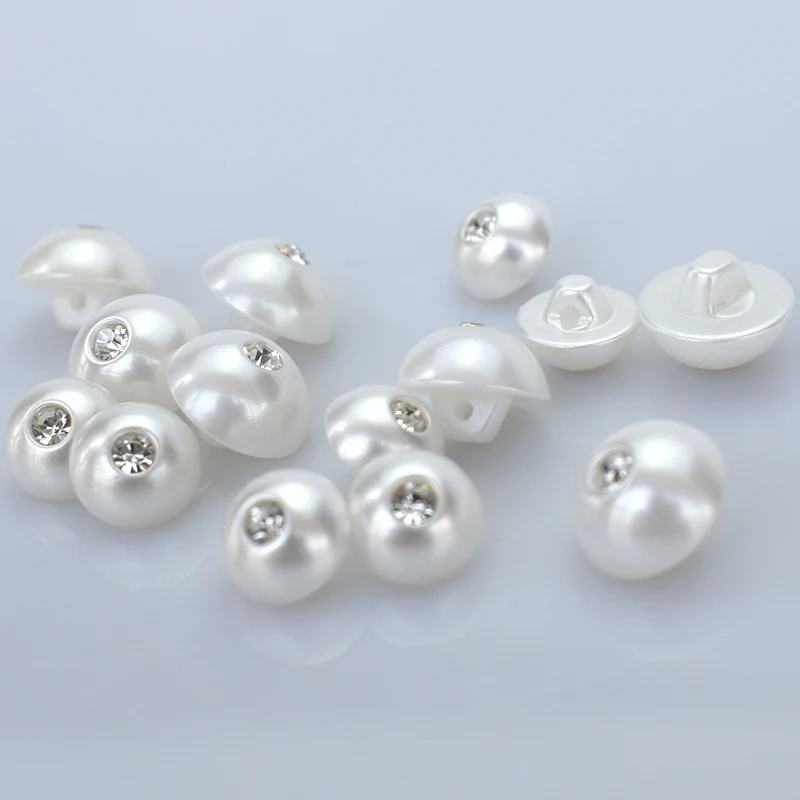20pcs/lot High-grade diamond pearl buttons buttoned shirt sweater fashion resin buckle Tirone factory direct wholesale B3-9 | Дом и сад