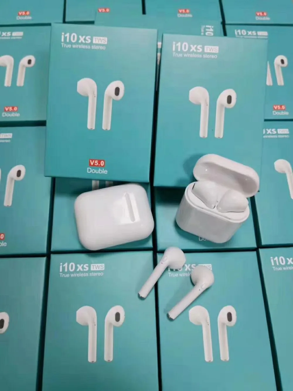 Новые беспроводные Bluetooth 5 0 i10 XS TWS наушники Автоматическое Сопряжение с зарядной