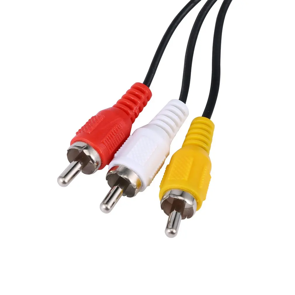1 8 м AV ТВ RCA видео шнур кабель для NAND N64/NGC игровой 3RCA и аудио адаптер свинцовый Шнур|