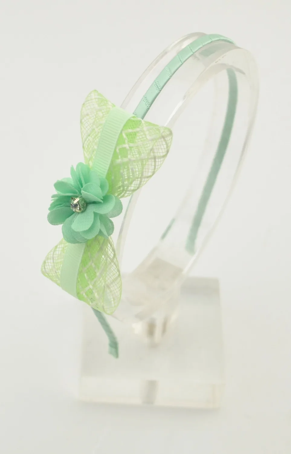 Fashion Cute Ribbon Bowkont Girls Hairbands Kids Beautiful Small Flowers Headbands Hair Hoop Accessories For Women | Аксессуары для