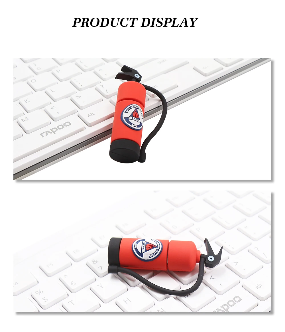 Nuiflash usb флэш-накопитель Огнетушитель Флешка 4 ГБ 8 ГБ 16 ГБ 32 ГБ 64 Гб 128 ГБ U карта памяти Флешка сувенирный подарок