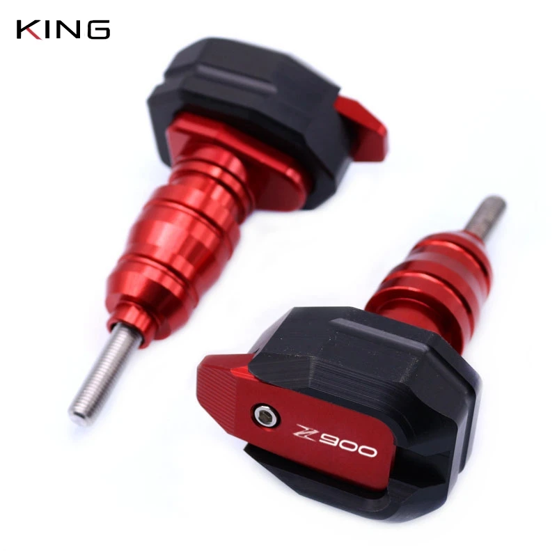 Red logo (Z900) Для KAWASAKI Z650 Z900 Z900RS- мотоциклист защита от падения Рамка слайдер обтекатель Защита Анти Краш Pad протектор - Цвет: Red logo (Z900)