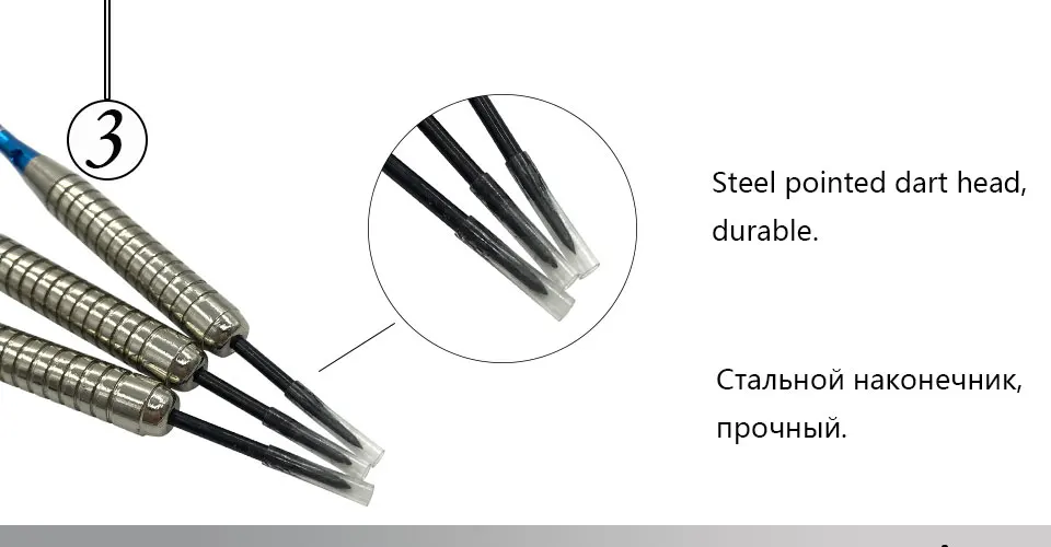 Easytoday 3 шт./компл. профессиональные дротики со стальными наконечниками набор стандартных твердого типа дартс Алюминиевые синие валы оперение дротиков для игры в дартс метание игры