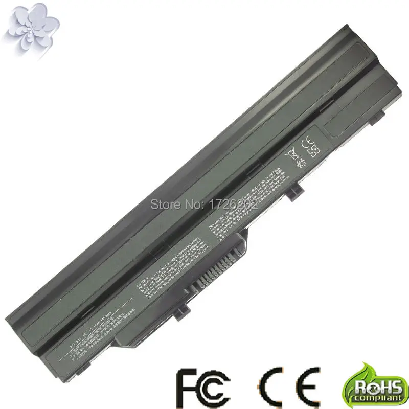 

Laptop Battery for MSI Wind U120-024US 10-Inch Netbook 6 Cell Battery BTY-S13 BTY-S12 BTY-S11 Wind12 U200 U210 U230